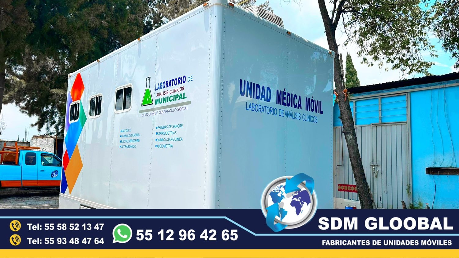 Equipamiento de Unidades Medicas Moviles Especiales en Mexico  