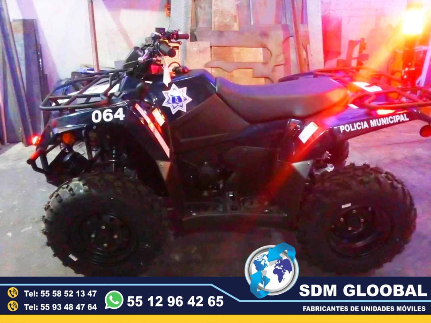 Equipamiento de MotoPatrullas Nuevas totalmente Equipadas 