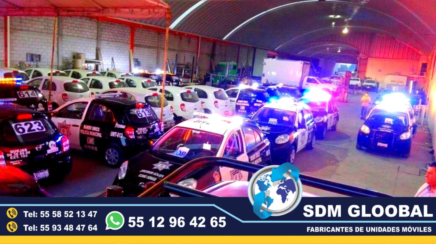 Equipamiento  de Patrullas Nuevas totalmente Equipadas en Mexico