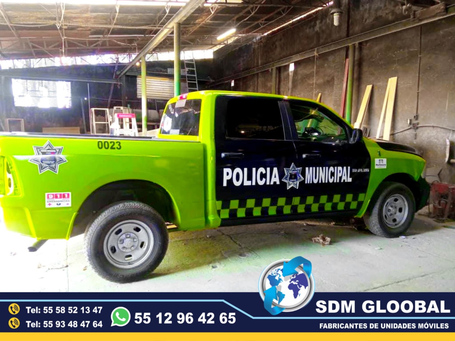Equipamiento  de Patrullas Nuevas totalmente Equipadas en Mexico