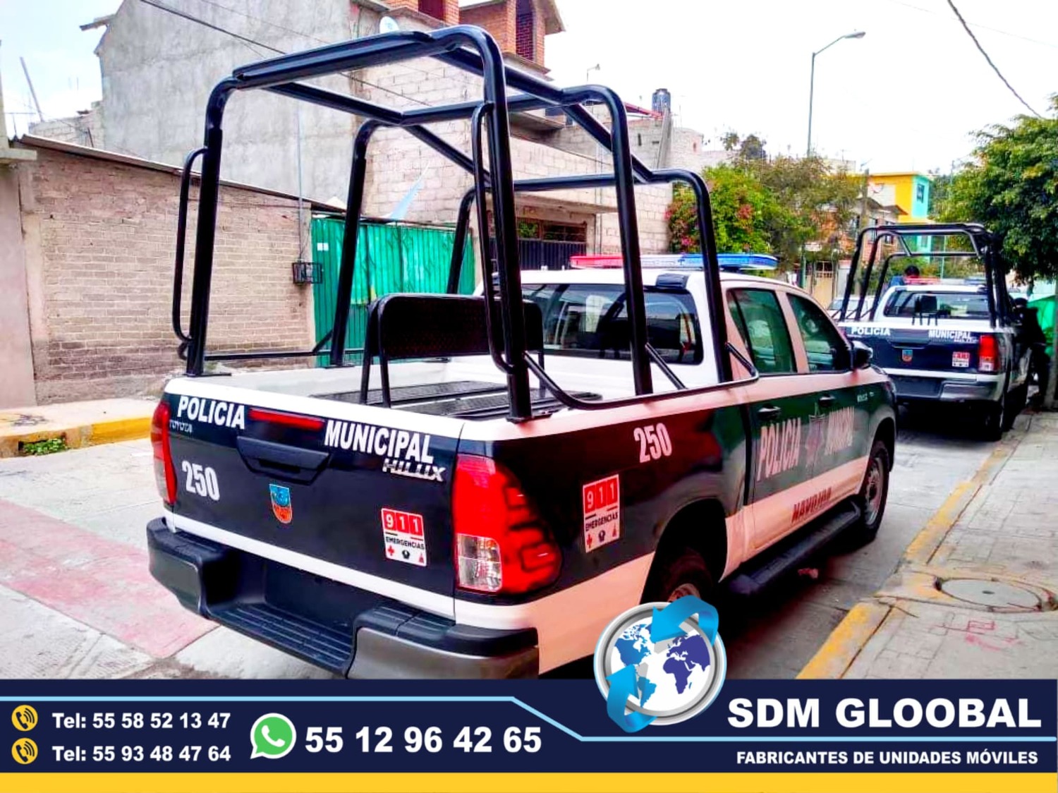 Equipamiento  de Patrullas Nuevas totalmente Equipadas en Mexico