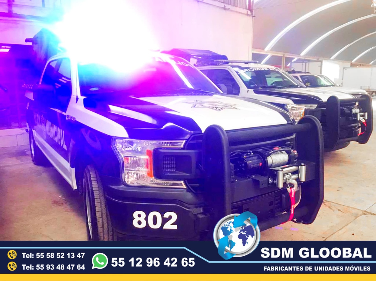 Equipamiento  de Patrullas Nuevas totalmente Equipadas en Mexico