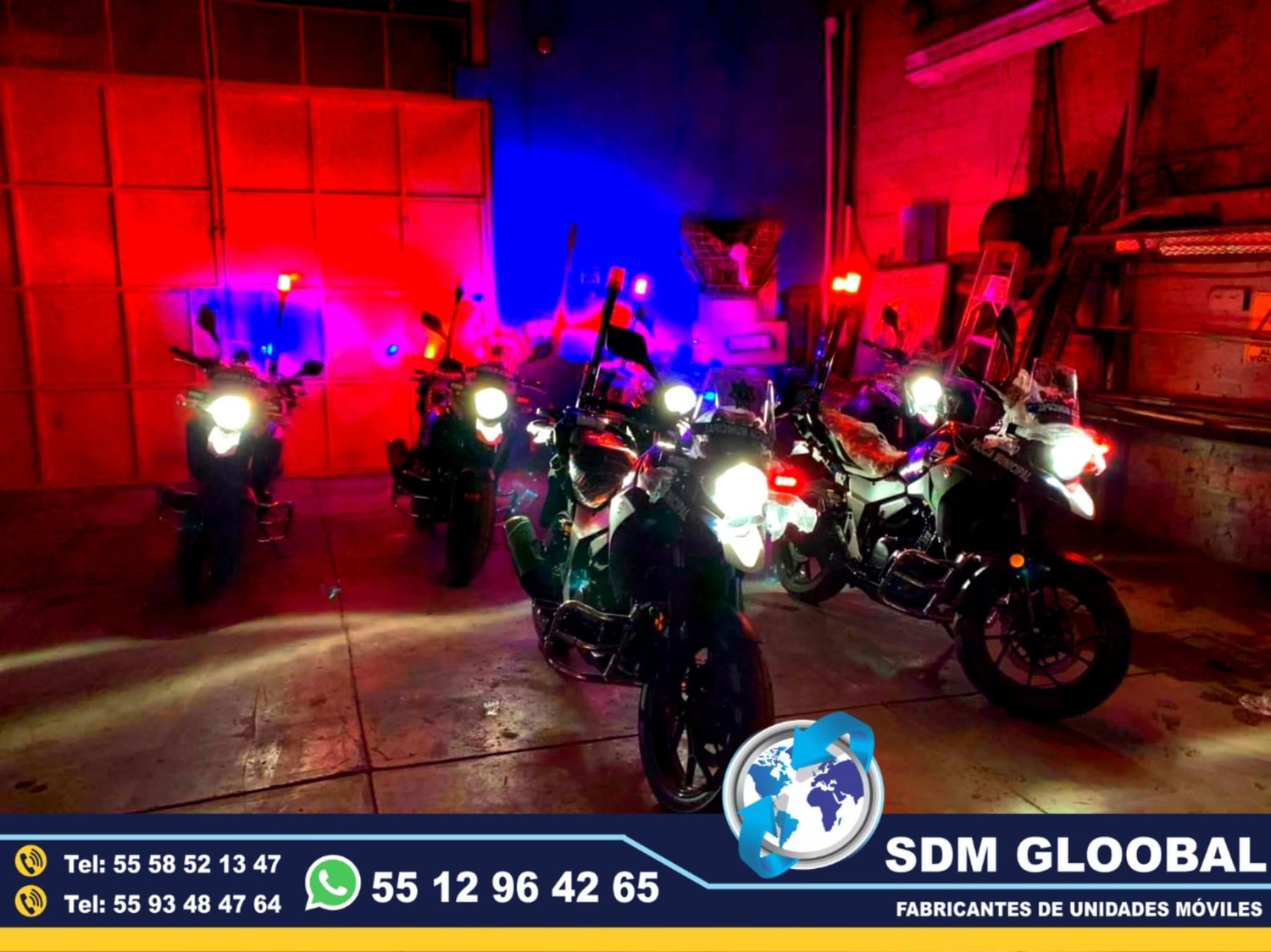 Equipamiento de MotoPatrullas Nuevas totalmente Equipadas 