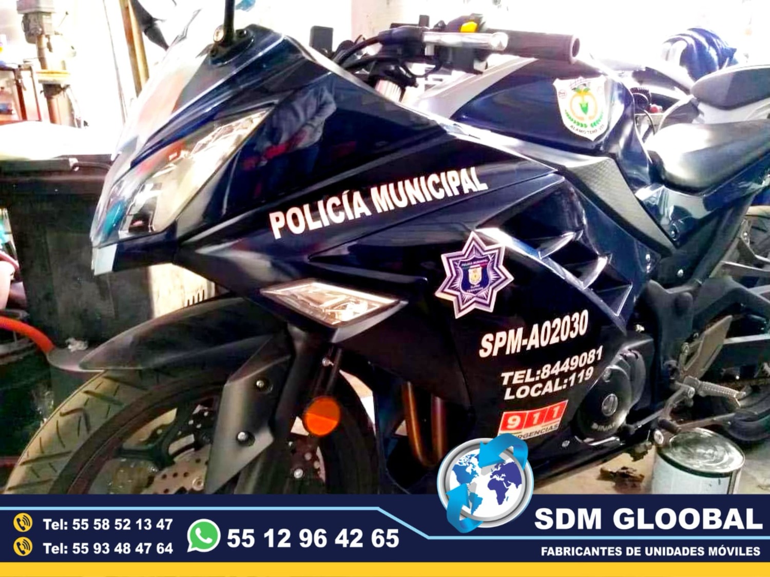 Equipamiento de MotoPatrullas Nuevas totalmente Equipadas 