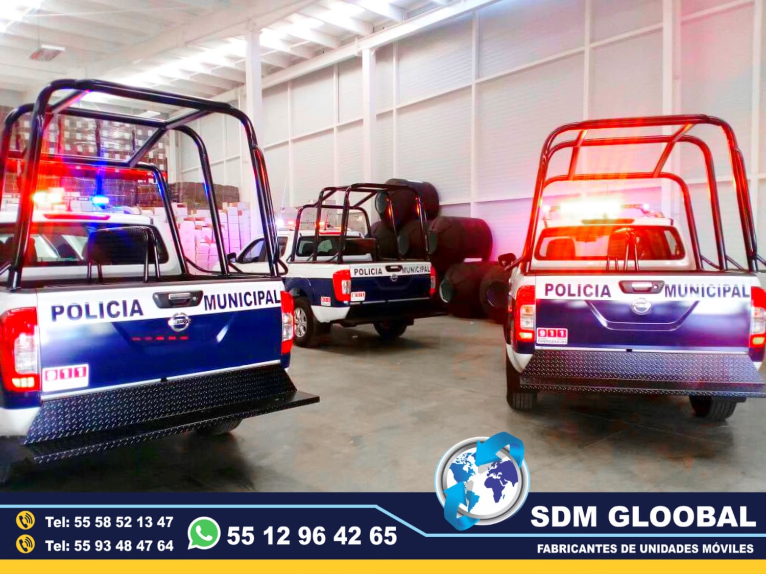 Equipamiento  de Patrullas Nuevas totalmente Equipadas en Mexico