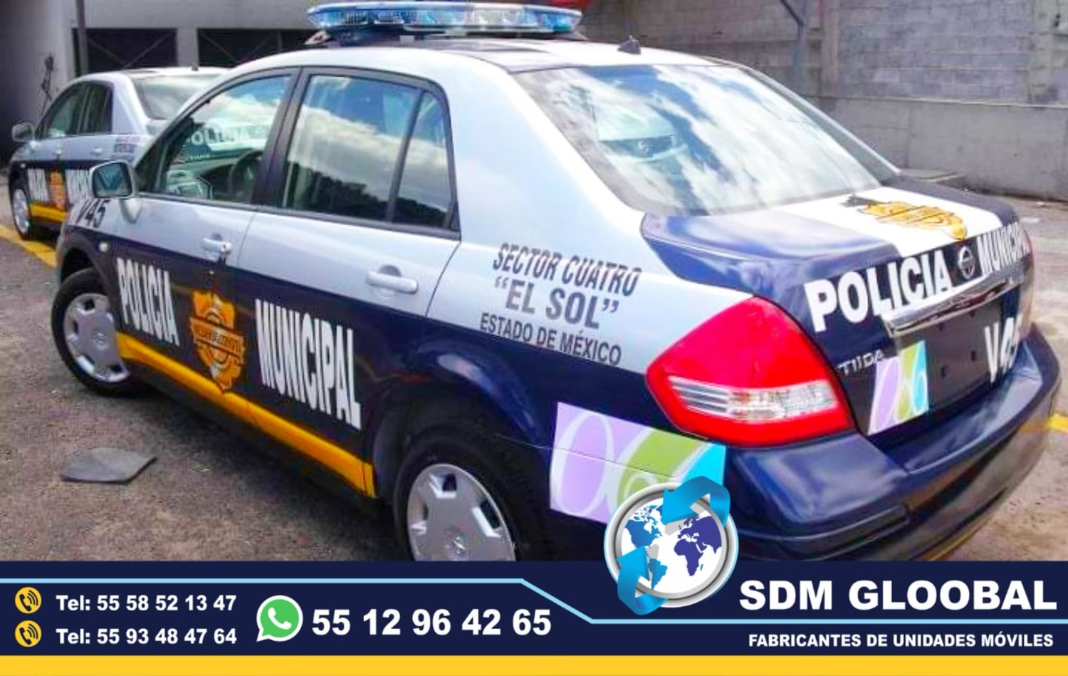 Equipamiento  de Patrullas Nuevas totalmente Equipadas en Mexico
