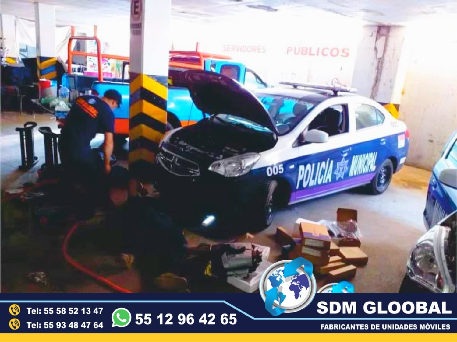 Equipamiento  de Patrullas Nuevas totalmente Equipadas en Mexico