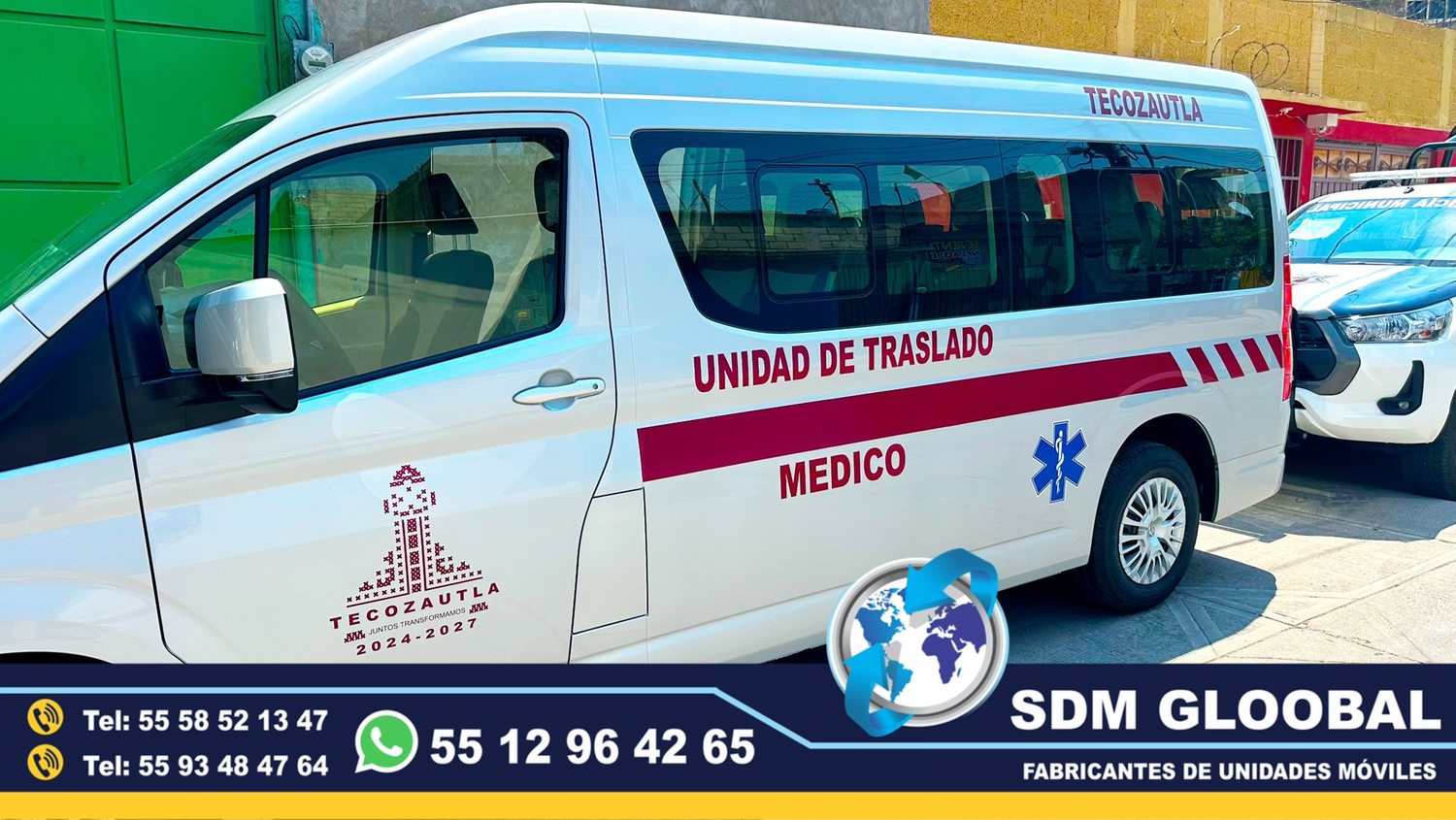 Equipamiento de Unidades Medicas Moviles Especiales en Mexico 
