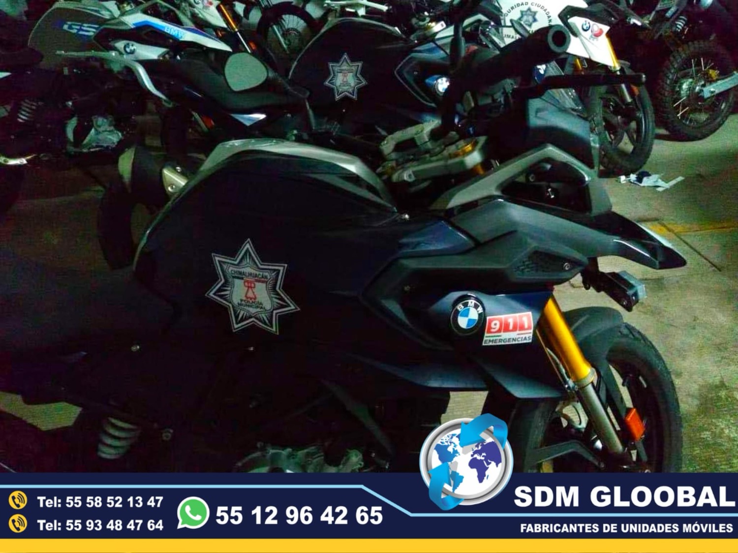 Equipamiento de MotoPatrullas Nuevas totalmente Equipadas 