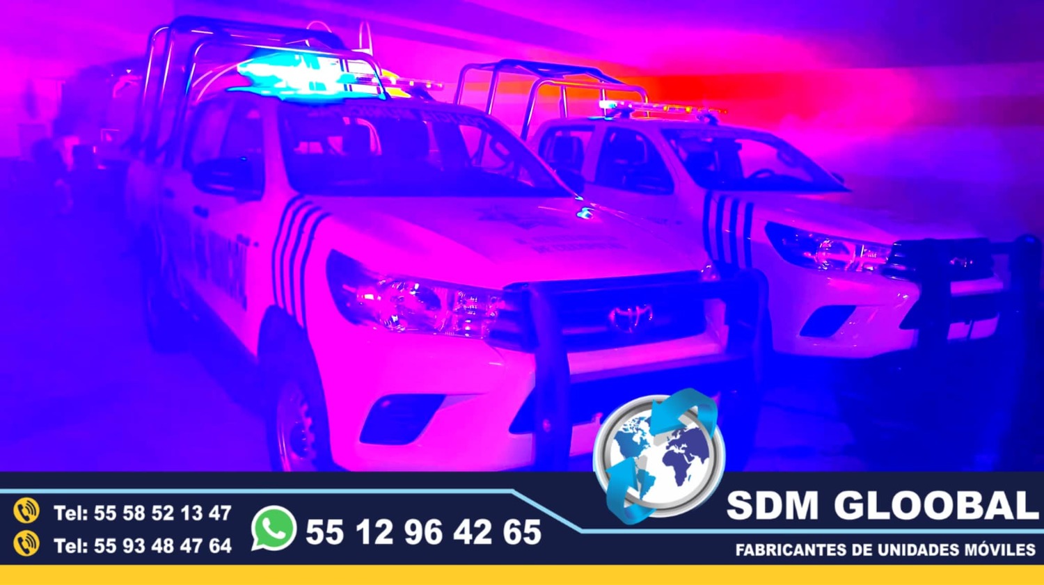 Equipamiento de Patrullas Nuevas totalmente Equipadas en Mexico