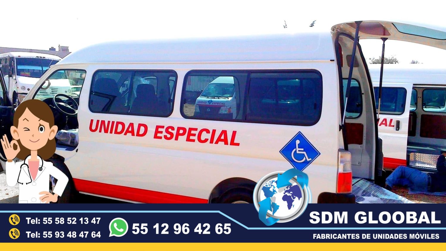 Equipamiento de Unidades Medicas Moviles Especiales en Mexico 