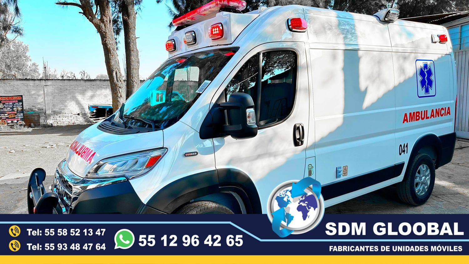 Fabricantes de Ambulancias de Traslado Tipo 1, Tipo 2 en Mexico 