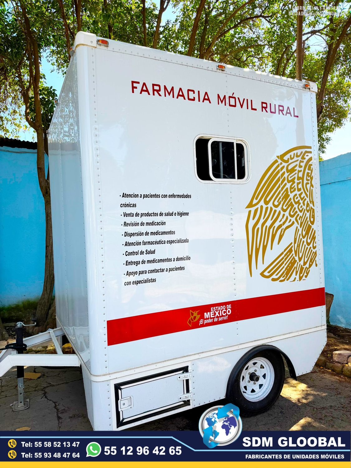 Equipamiento de Unidades Medicas Moviles Especiales en Mexico  