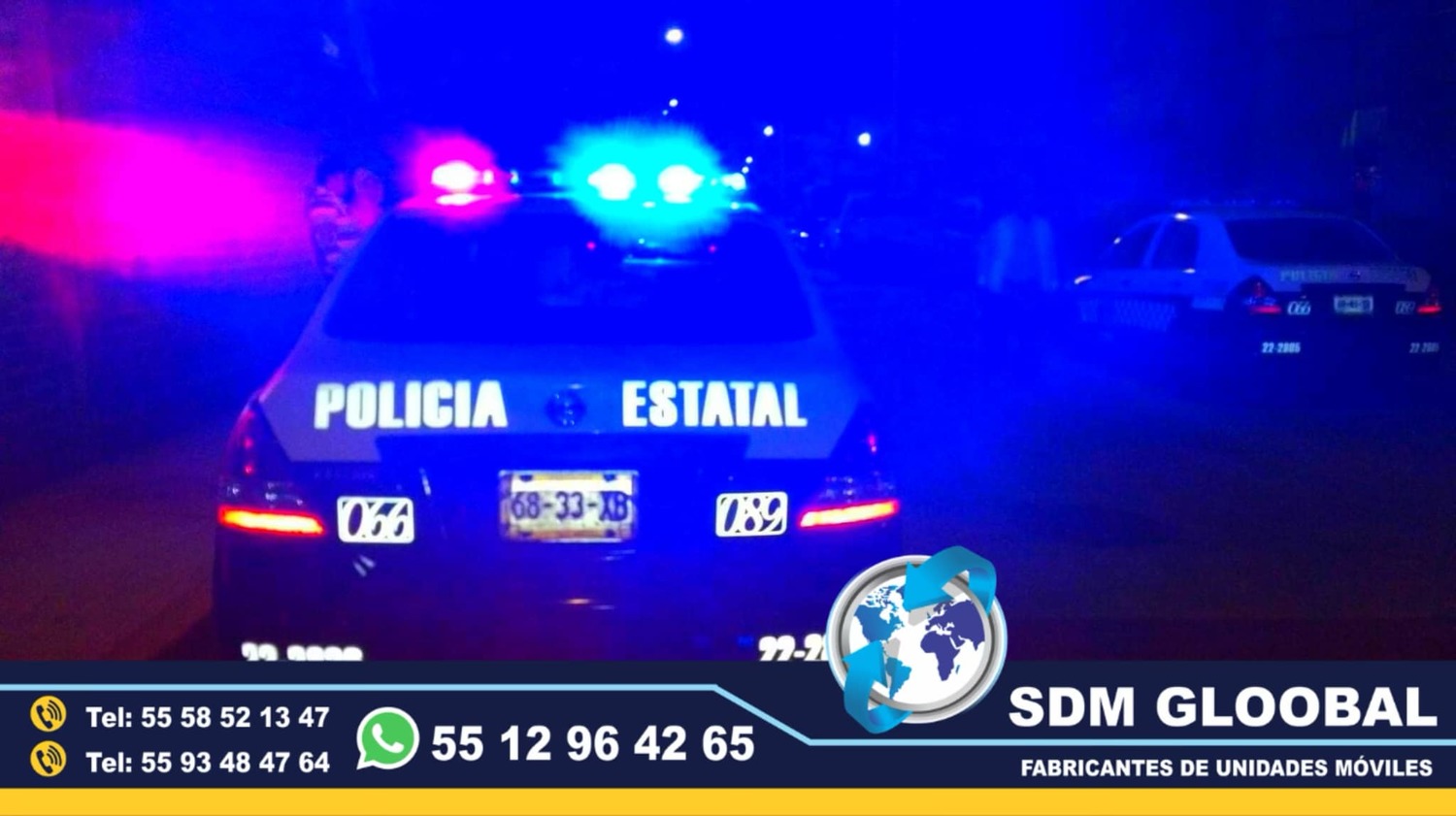 Equipamiento  de Patrullas Nuevas totalmente Equipadas en Mexico