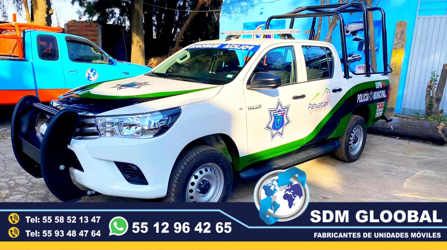 Equipamiento  de Patrullas Nuevas totalmente Equipadas en Mexico