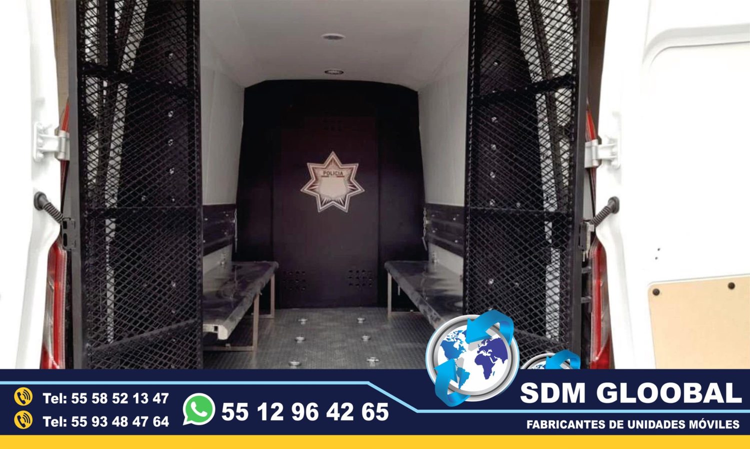 Equipamiento de unidad movil para tralasdo de delincuentes reos