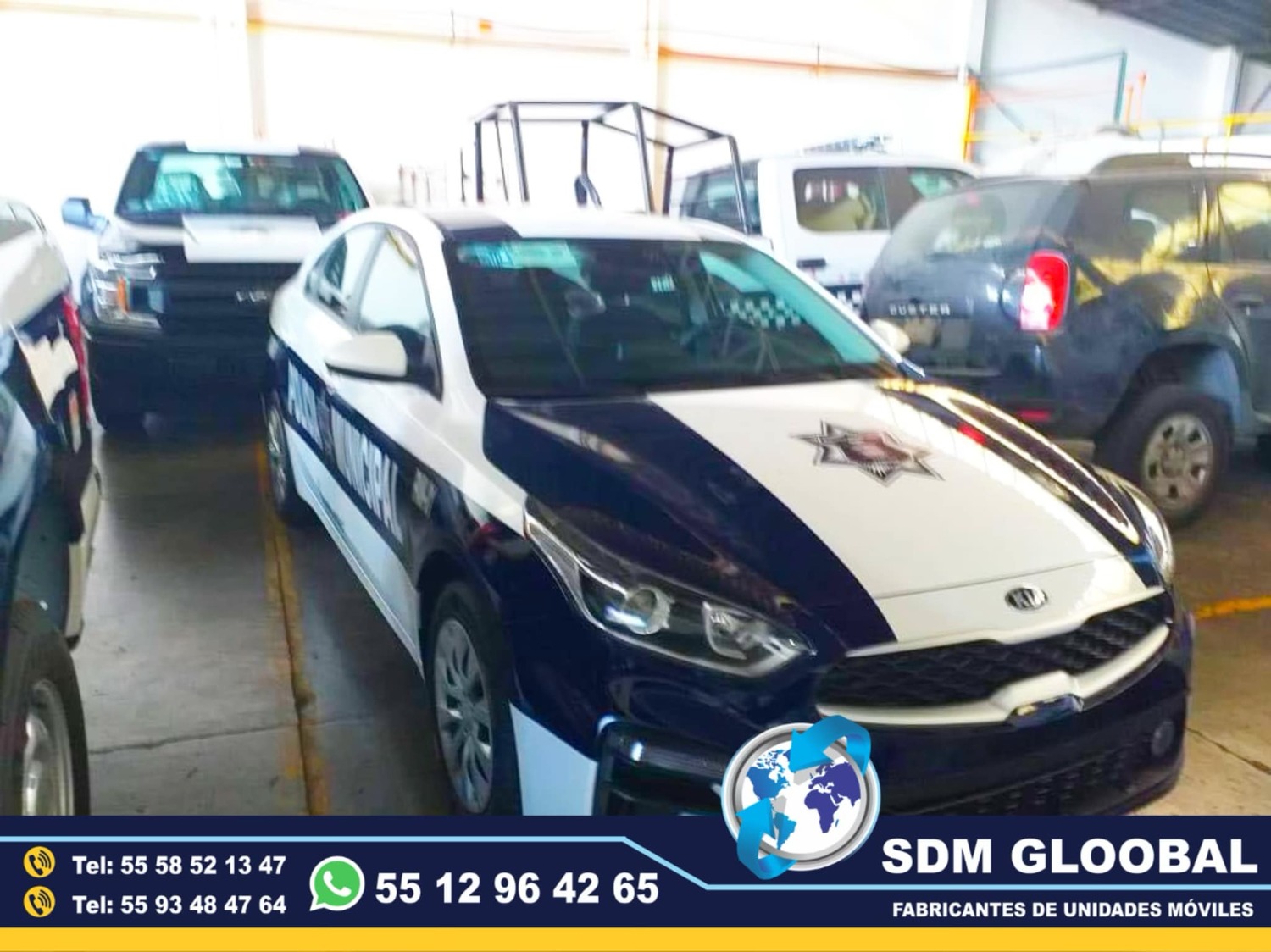Equipamiento  de Patrullas Nuevas totalmente Equipadas en Mexico