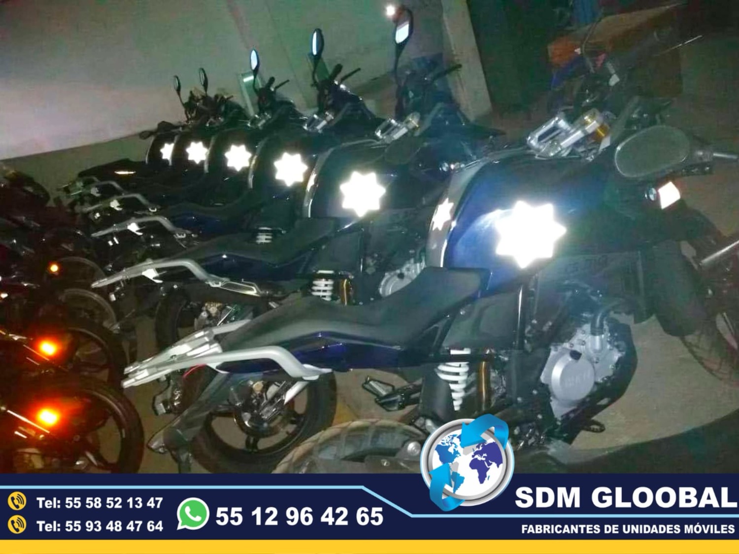 Equipamiento de MotoPatrullas Nuevas totalmente Equipadas 