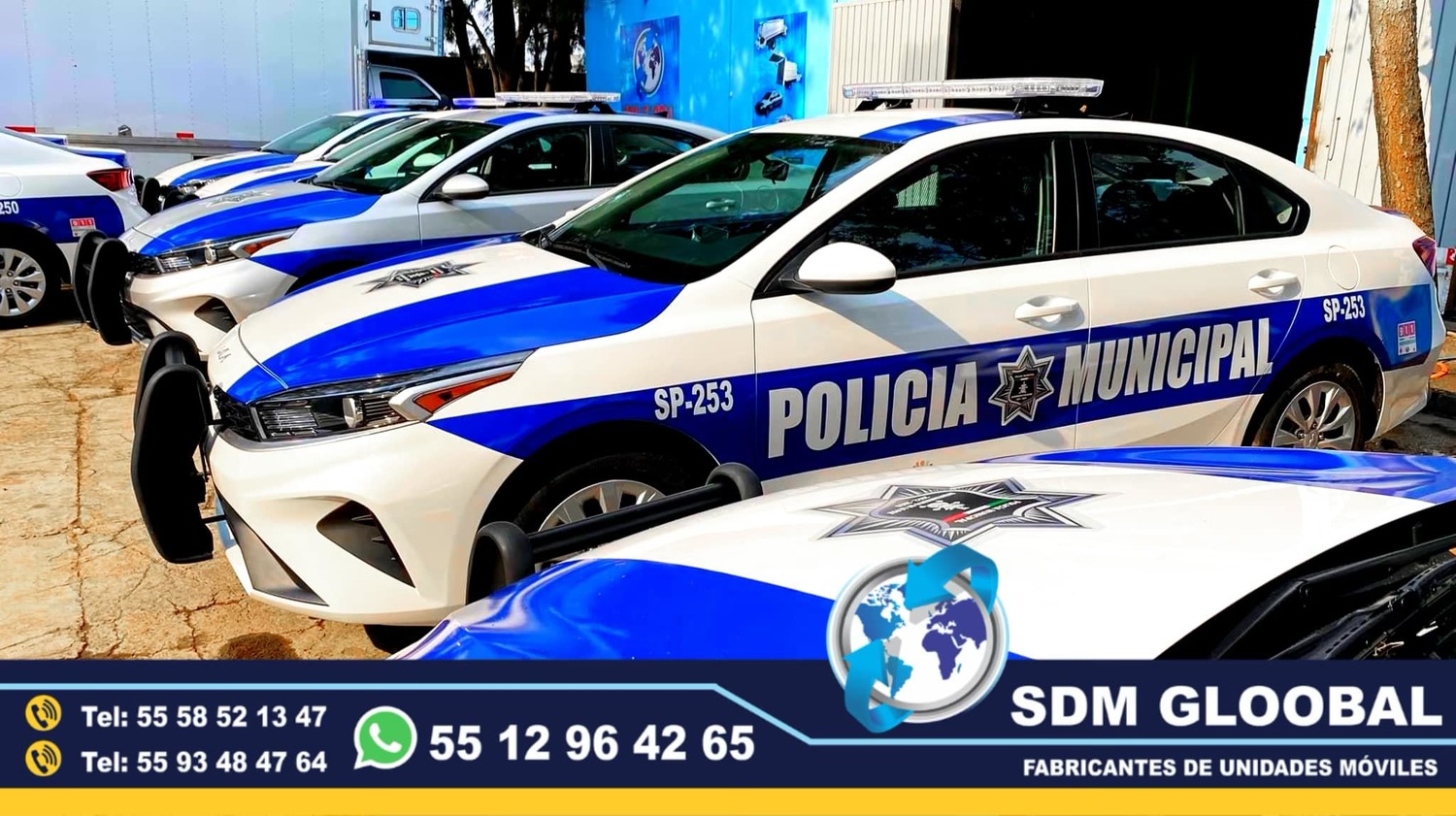 Equipamiento de Patrullas Nuevas totalmente Equipadas en Mexico
