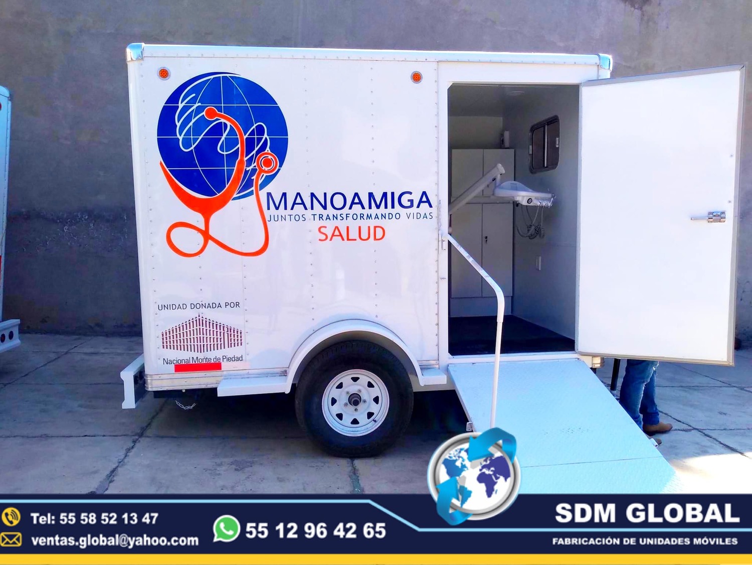 Equipamiento de Unidades Medicas Moviles Especiales en Mexico 