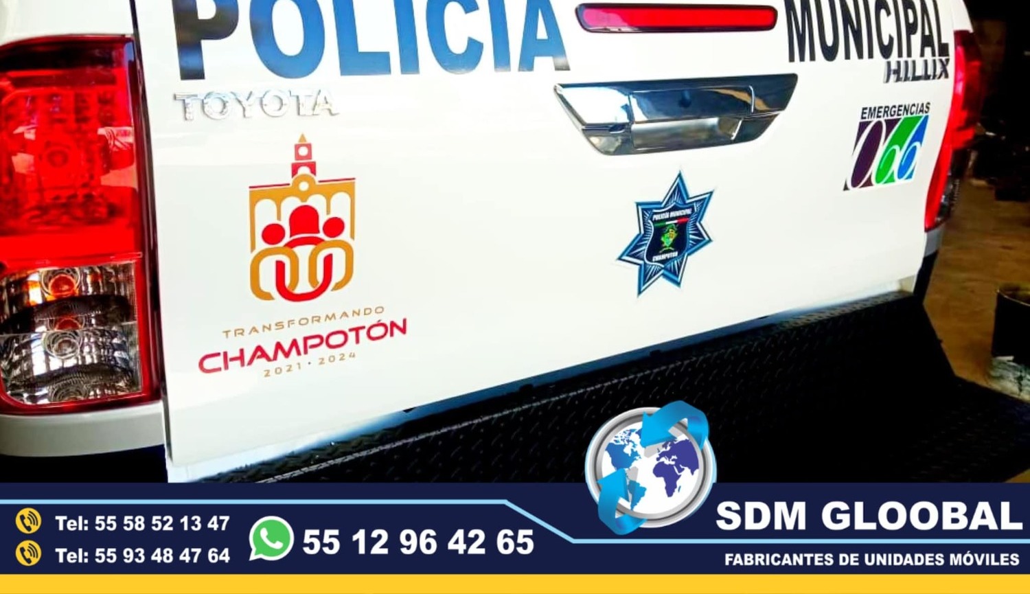 Rotulacion y balizamiento de patrullas y unidades moviles
