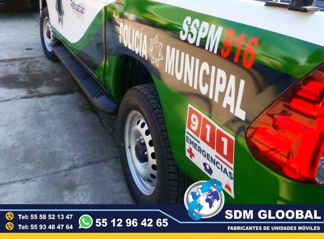 Equipamiento  de Patrullas Nuevas totalmente Equipadas en Mexico